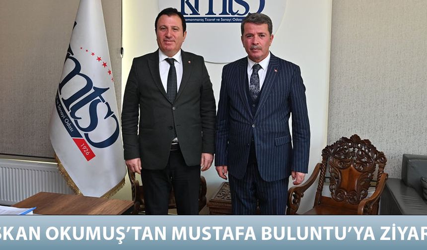 Başkan Okumuş’tan Mustafa Buluntu’ya ziyaret