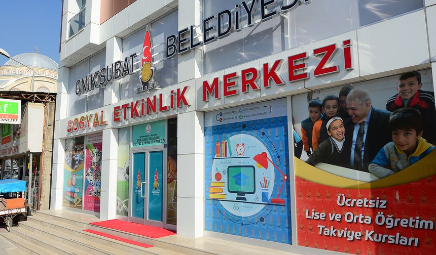 Onikişubat Belediyesi’nin ücretsiz Üniversite Hazırlık Kursu’na kayıtlar başladı