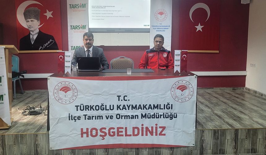 Çiftçilere yönelik TARSİM bilgilendirme toplantısı düzenlendi