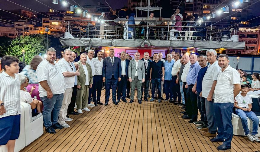 TÜRKOĞLUDER’in boğaz turu etkinliğinde hemşehriler bir araya geldi