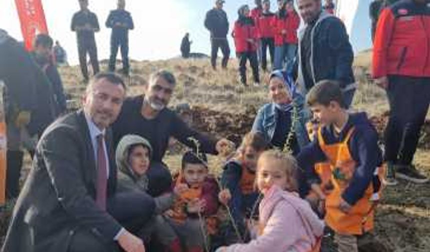 Hacıbebek’te Öğrencilerle Birlikte Mera Alanları Yeşeriyor