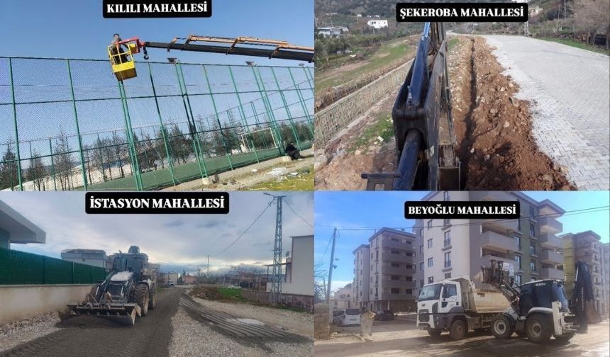 10 Farklı Noktada Hizmet Seferberliği Sürüyor