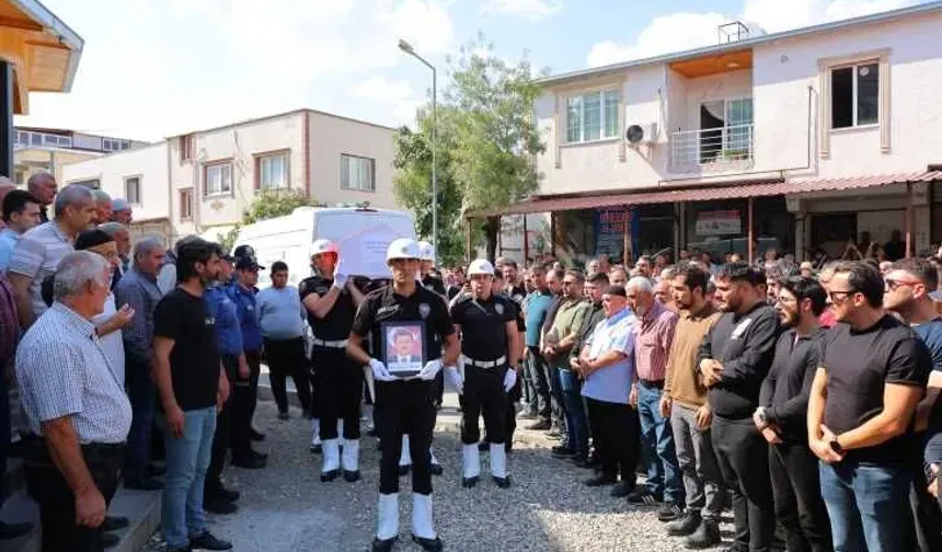 Türkoğlu’nda Polis Memuru Sadullah Orçan Son Yolculuğuna Uğurlandı