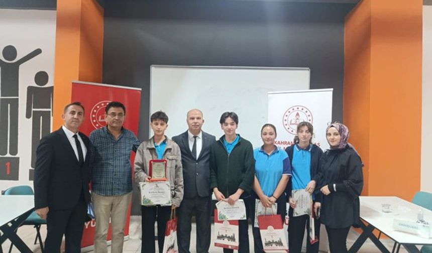 Çevre Bilgi Yarışmasının İl Birincisi Türkoğlu Kılılı Anadolu Lisesi Oldu
