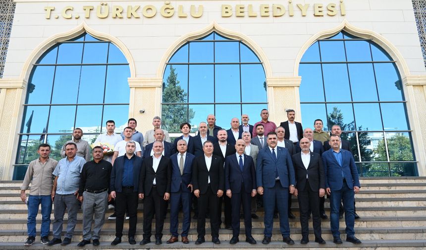 AK Parti Kahramanmaraş İl Teşkilatından Türkoğlu Belediyesine Ziyaret